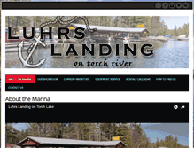 Tablet Screenshot of luhrslanding.com